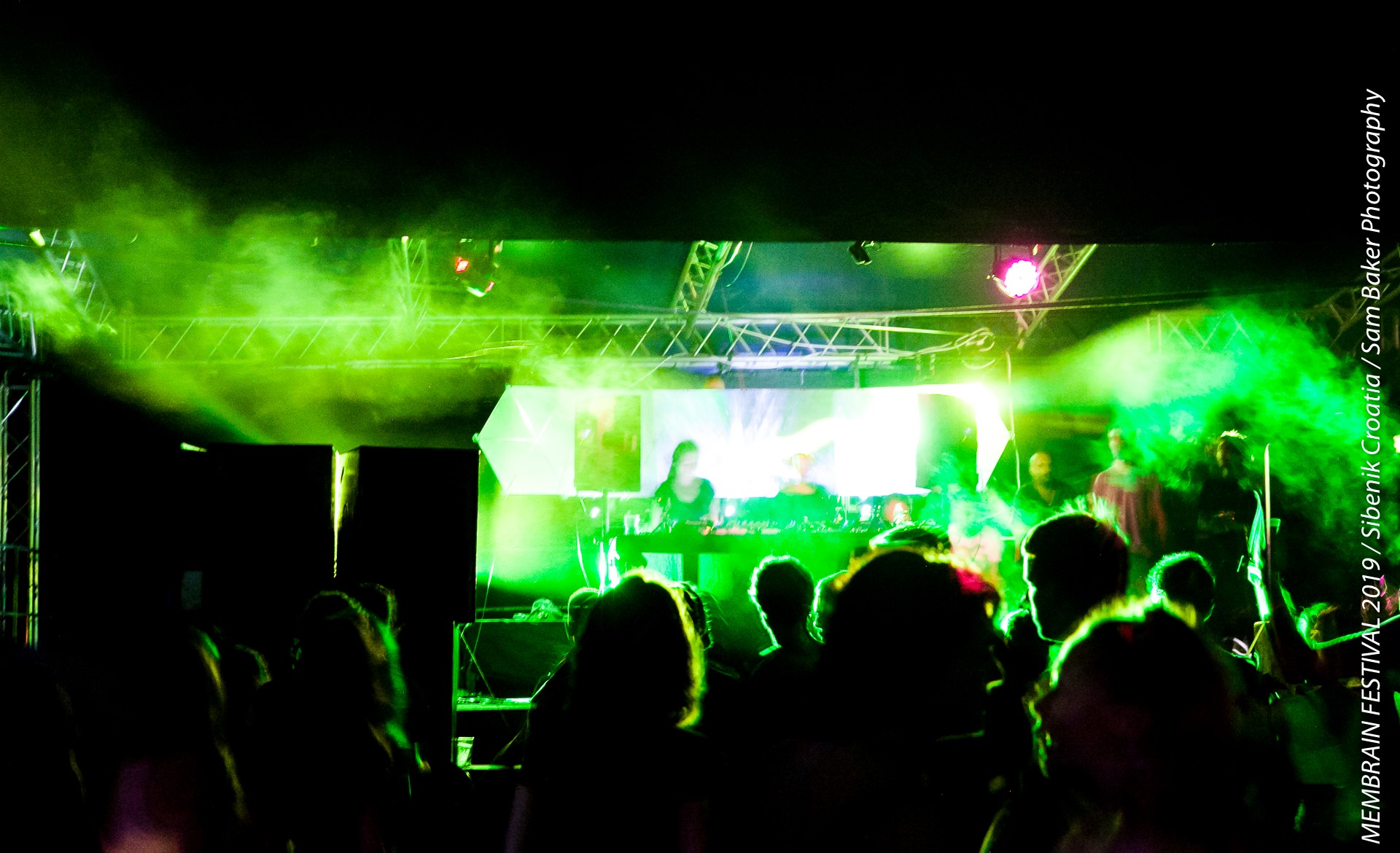 Photography from Membrain festival main stage Martinska Sibenik