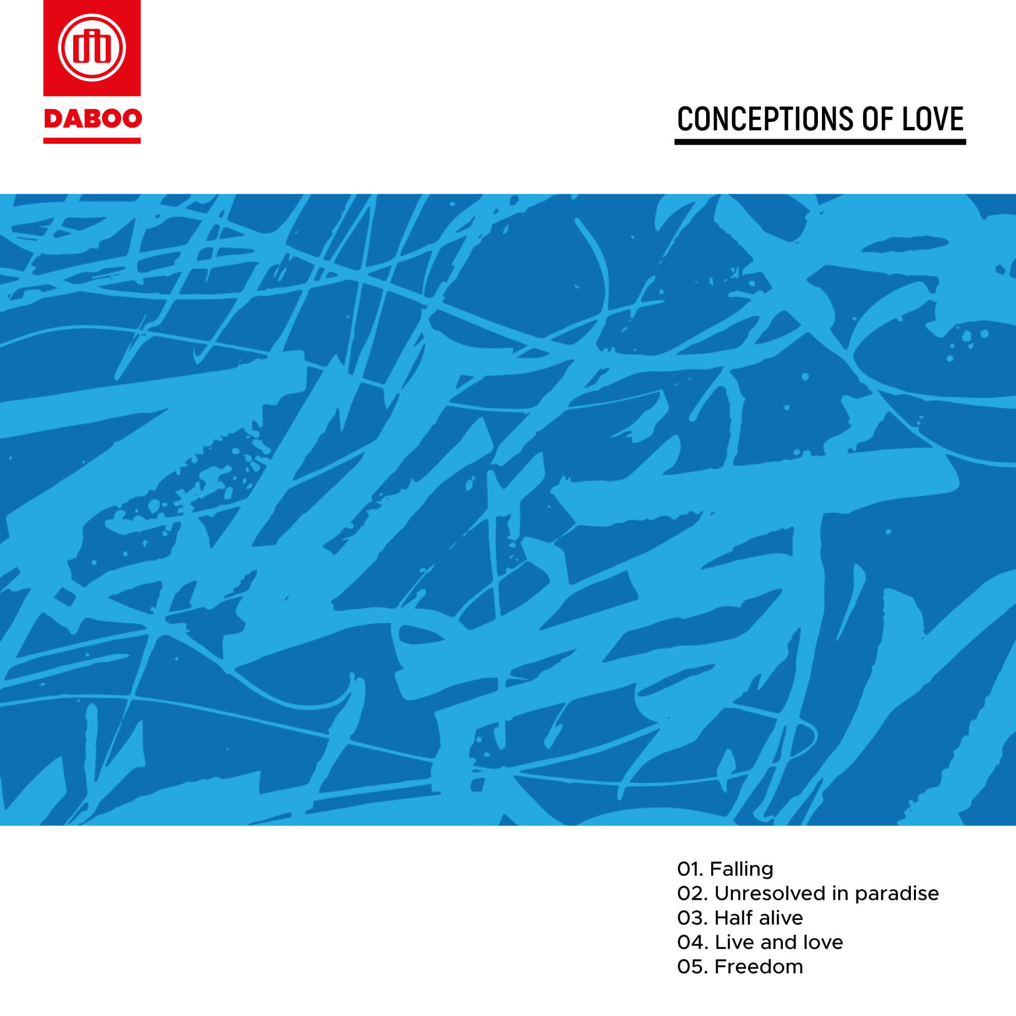Cover design for 'Conceptions of Love' short album by Daboo