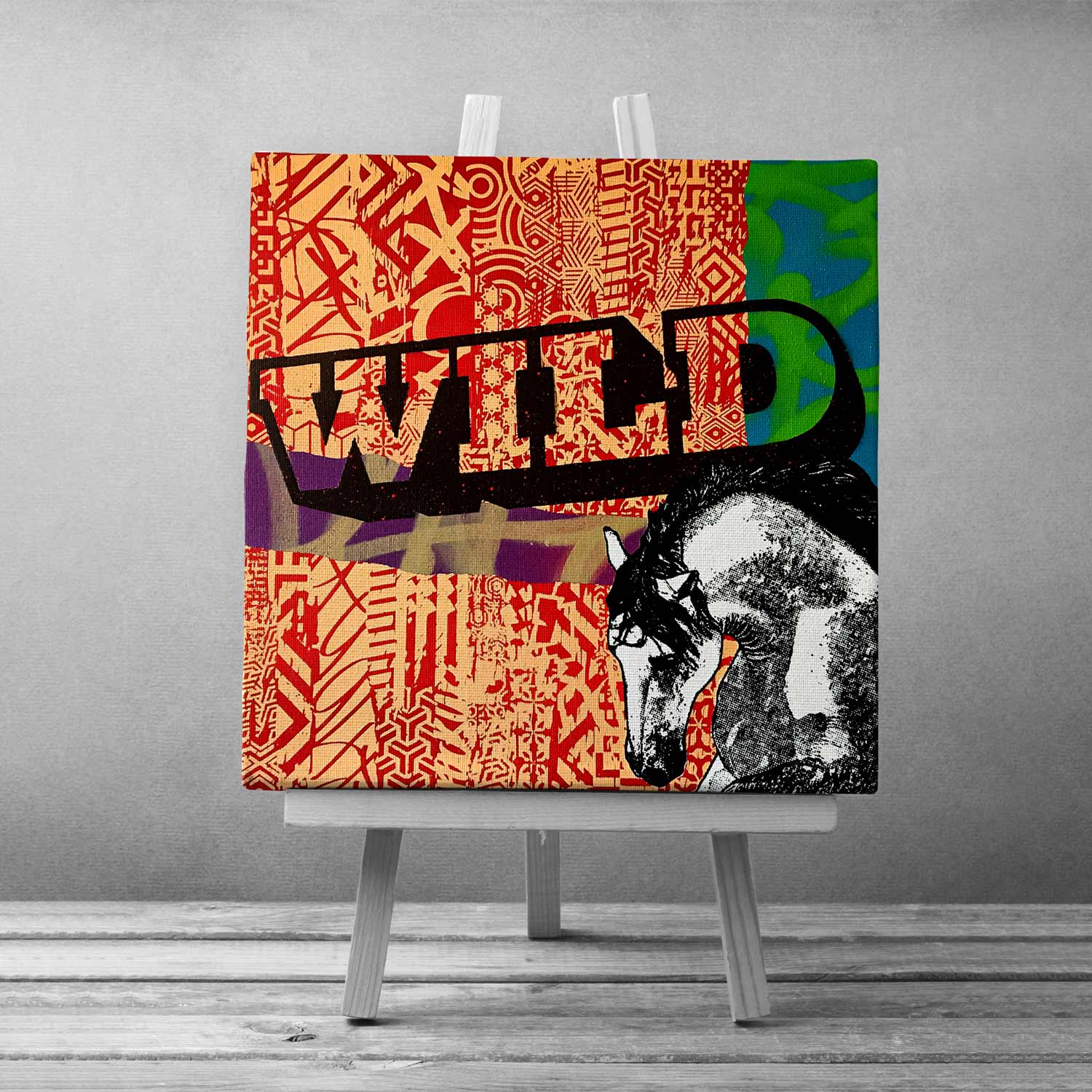 Painting Wild display mockup by Studio Daboo