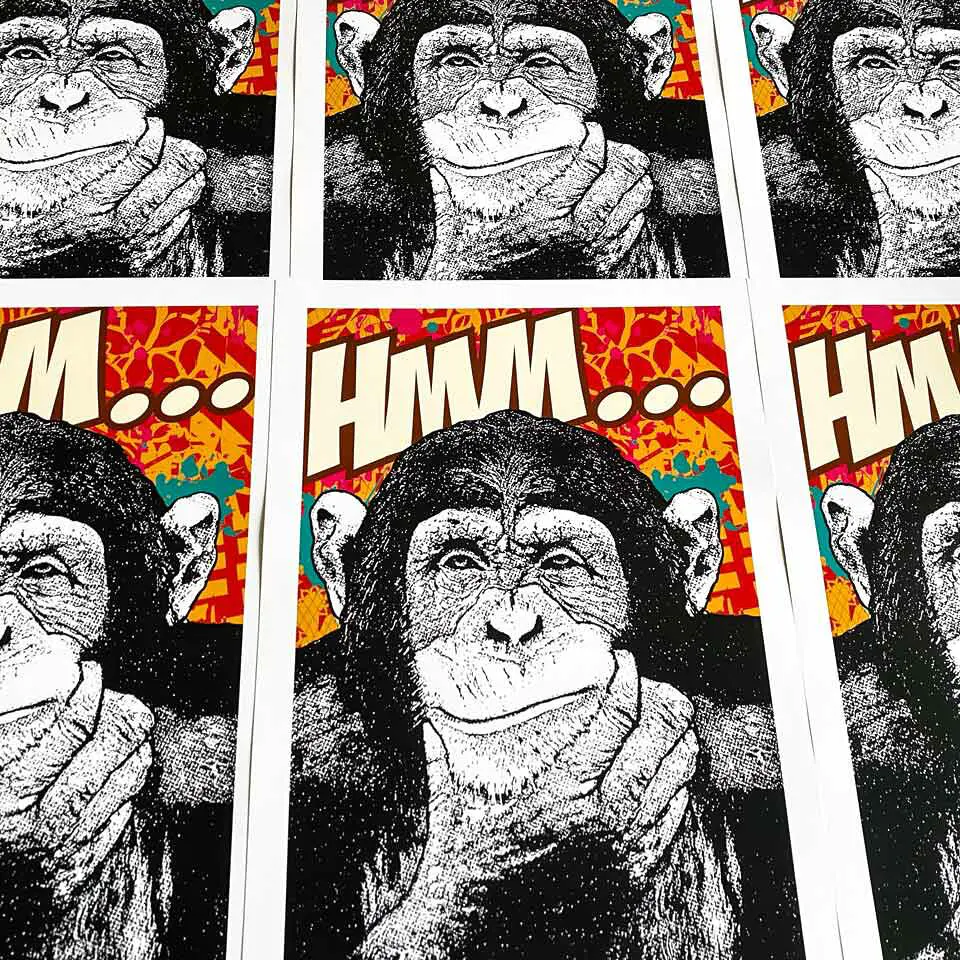 Poster - Monkey Bizz - studiodaboo.com